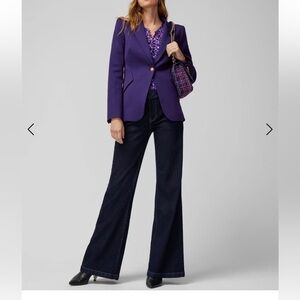 New-WHBM Lux Editor purple Blazer in a 4 $225.00